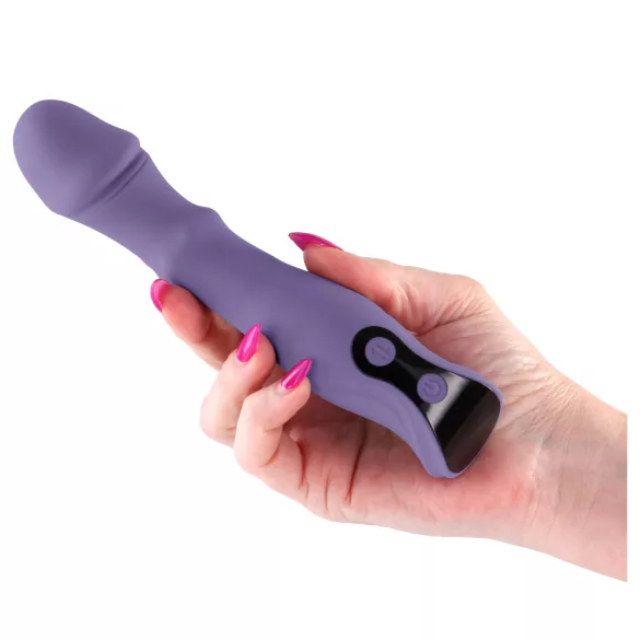 NS Novelties - duwende, roterende vibrator (paars)