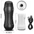 AlvUp - masturbator met zuigfunctie en vibratie - zwart