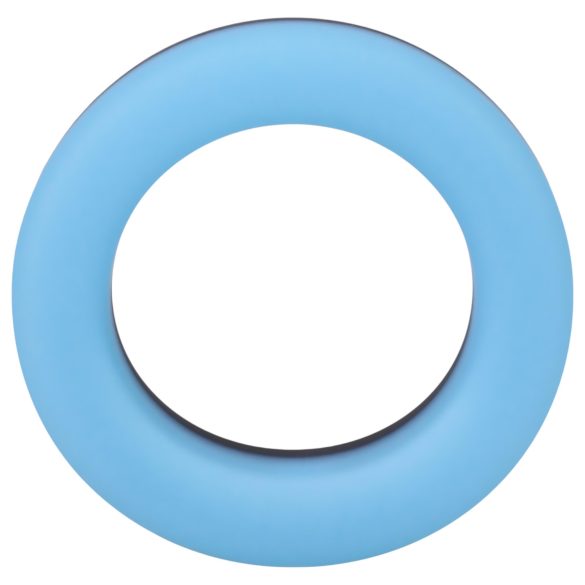 Doc Johnson The Big O - glow in the dark penisring (blauw)
