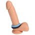 Doc Johnson The Big O - glow in the dark penisring (blauw)