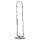 Addiction Crystal - dildo met zuignap - transparant - 20cm