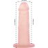 Addiction Cocktails zuignap dildo (perzik)