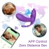 AlvUp - App-gestuurde opzetbare vibrator (paars)
