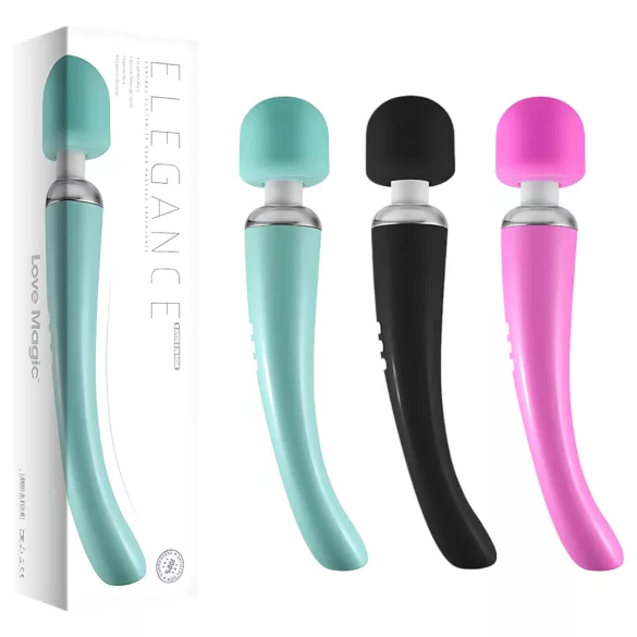 Love Magic Elegance Wand - vibrator massagestaf - oplaadbaar - zwart