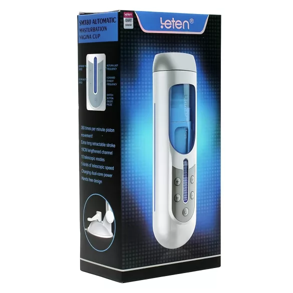 LETEN SM380 - automatische masturbator - op en neer beweging - oplaadbaar