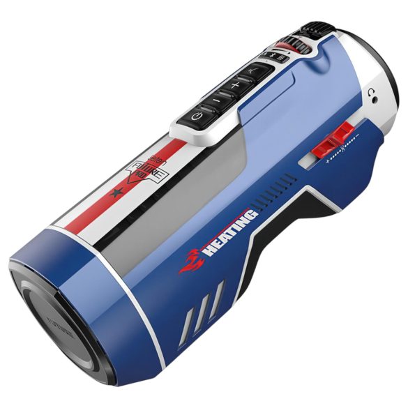 Leten SM Future Pro - elektrische stoot masturbator - verwarmd - zuigend - blauw