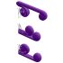 / Snail Vibe Duo - Oplaadbare 3-in-1 Stimulerende Vibrator (Paars)
