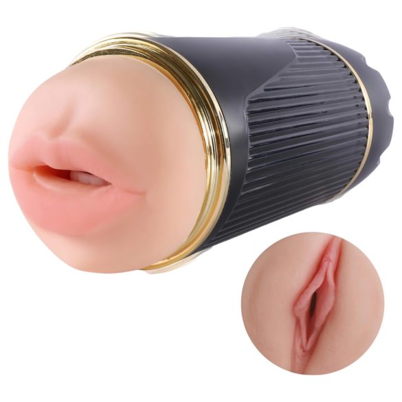 Lonely - Mond & vagina masturbator (naturel-zwart)