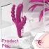 Sex HD Joker - oplaadbare, waterdichte 3-in-1 vibrator (paars)