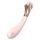 Sex HD - oplaadbare, waterdichte vibrator met stimulatiewiel (roze)