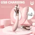 Sex HD - oplaadbare vibrator met stimulatiewiel - waterdicht - roze