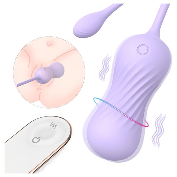 Sex HD Twist Ei - trilplezier (paars)