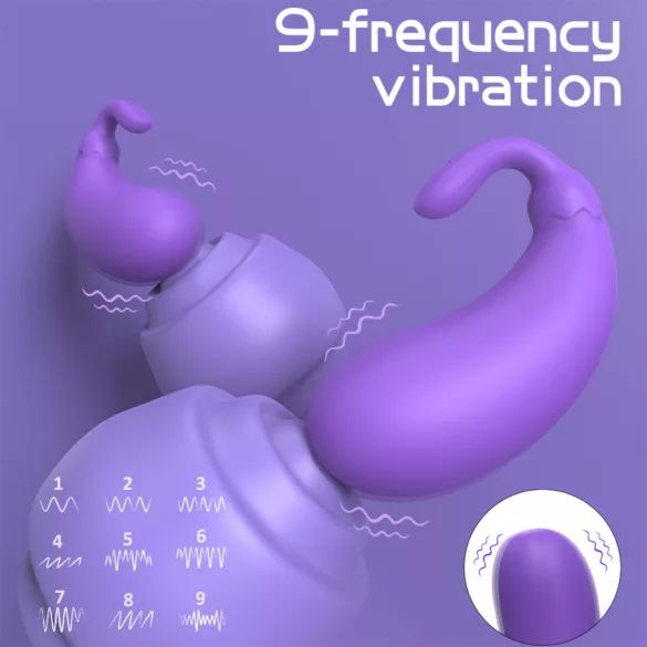 Sex HD - vibrerend ei - auberginevorm - paars