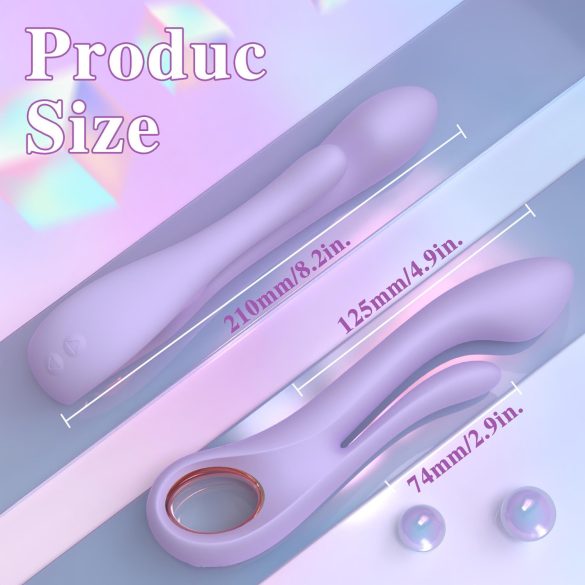 Sex HD Kaethe - rabbit vibrator - clitorisstimulator - siliconen - paars
