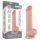 Lovetoy Sliding-Skin - realistische dubbelwandige dildo met ballen - 20,8cm