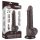 Lovetoy - dildo met ballen - realistische dubbele laag - 19,5cm bruin