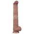 Lovetoy - dildo XXL - realistische dubbele laag - 36,5 cm - huidkleurig