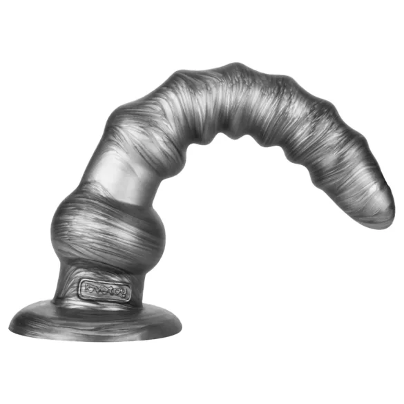 Lovetoy King Sized - grote vibrator - 32 cm - grijs