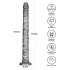 Lovetoy King Sized - grote vibrator - 40,5 cm - grijs