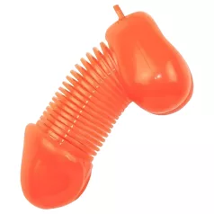 Roomfun - grappige penis sleutelhanger (oranje)