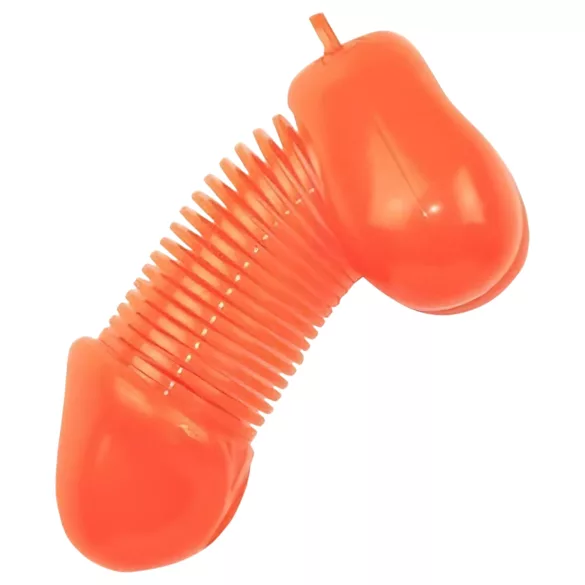 Roomfun - grappige penis sleutelhanger (oranje)