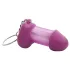 Roomfun - grappige penis-sleutelhanger, erotisch cadeau (paars)