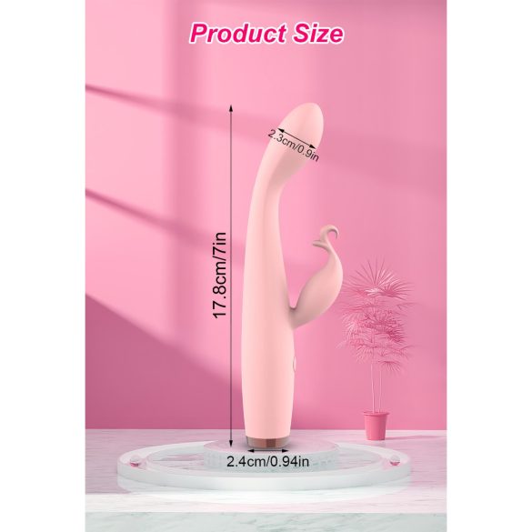 AlvUp - G-spot vibrator met clitorisstimulatie - siliconen - roze