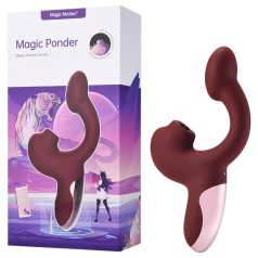   Magic Motion Magic Ponder - 2in1 clitorisarm vibrator (bordeaux)