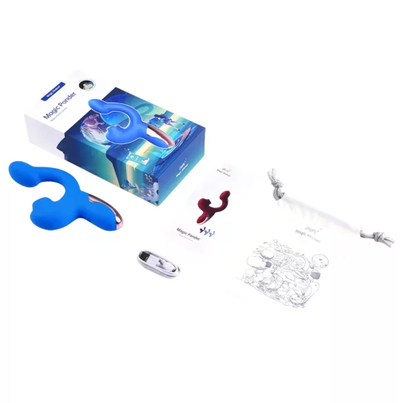 Magic Motion Magic Ponder - vibrator met clitorisstimulatie 2-in-1 - blauw