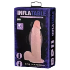 Baile Opblaasbare levensechte vibrator (natuurlijk)