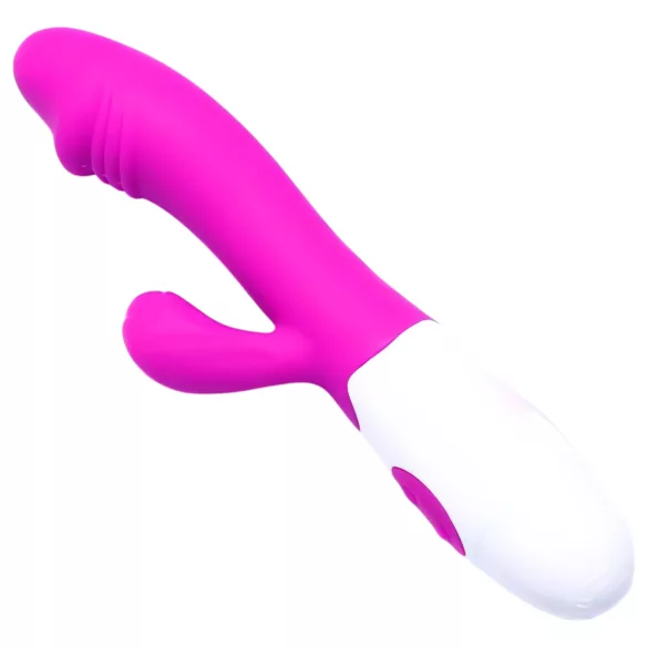 Pretty Love Snappy - waterdichte G-spot vibrator met clitorisstimulator (paars)