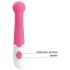 Pretty Love Charles - g-spot vibrator - waterdicht - siliconen - roze