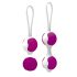 Pretty Love Orgasmic - verstelbare Kegelballen set (wit-paars)