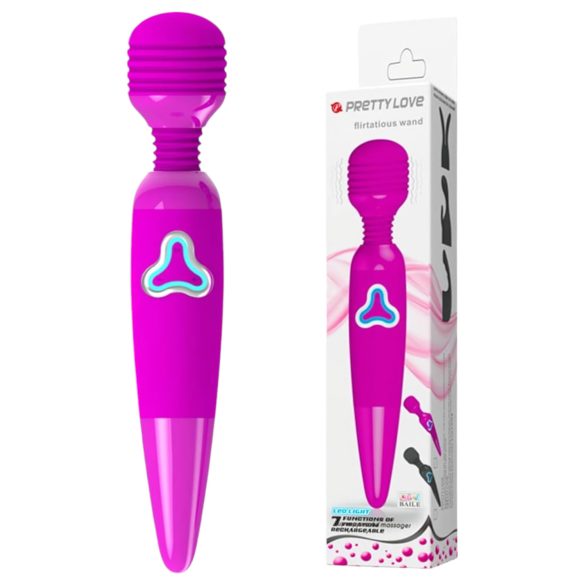 Pretty Love Wand - Oplaadbare paarse massager vibrator