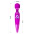 Pretty Love Wand - Oplaadbare paarse massager vibrator