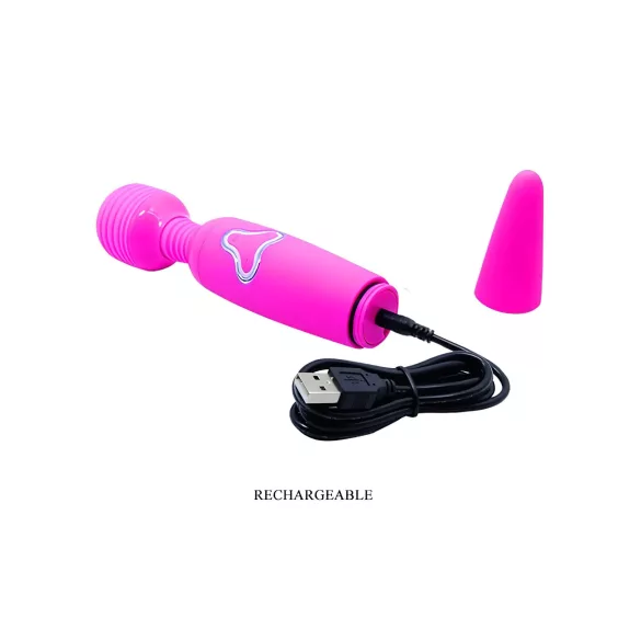 Pretty Love - wand vibrator - oplaadbaar - paars