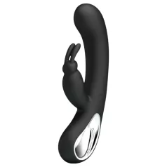   Pretty Love Webb - vibrator met clitorisstimulator - waterdicht - zwart