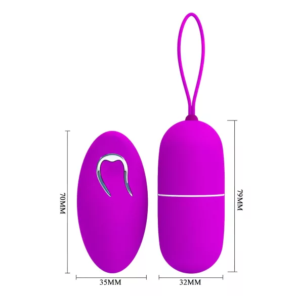 Pretty Love Arvin - draagbaar vibrerend ei met afstandsbediening (roze)