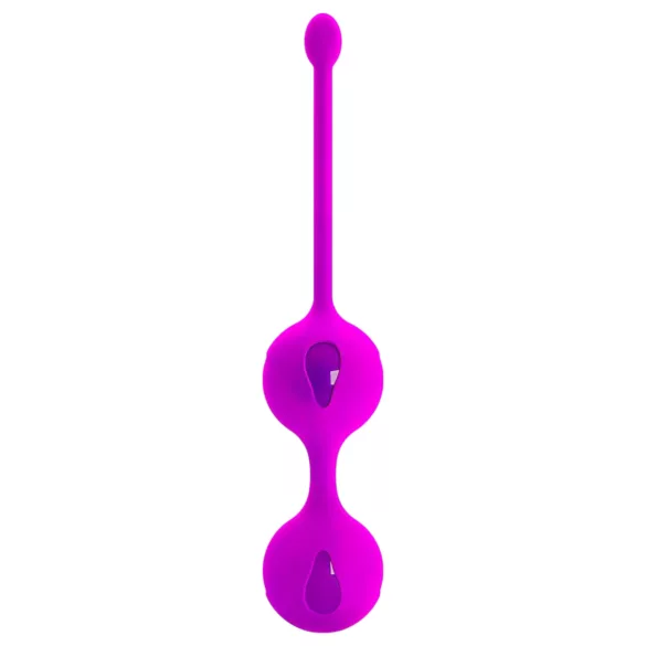 Pretty Love - kegel balletjes duo - siliconen - paars