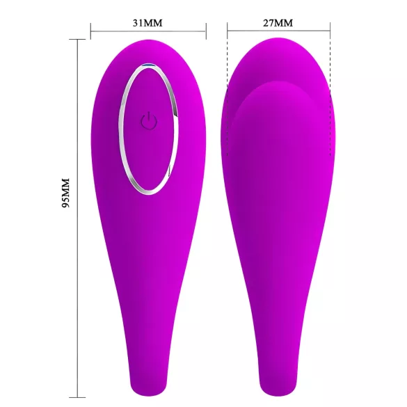 Pretty Love August - App-gestuurde G-spot- en clitoris-vibrator (roze)