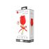Pretty Love Rose Lover - 2in1 clitoris vibrator met tong (rood)