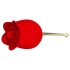 Pretty Love Rose Lover - 2in1 clitoris vibrator met tong (rood)