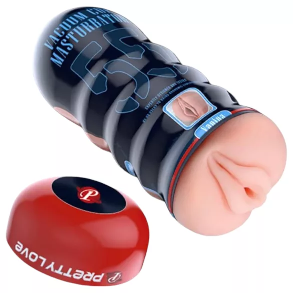Pretty Love Vacuüm Cup - levensechte kunstvagina masturbator (huidskleur)