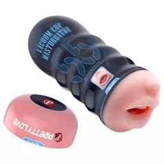   Pretty Love - masturbator cup - realistische mond - huidkleur