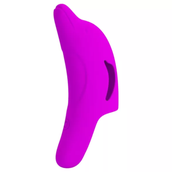 Pretty Love Delphini - vinger vibrator met dolfijn - siliconen - paars