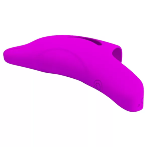 Pretty Love Delphini - vinger vibrator met dolfijn - siliconen - paars