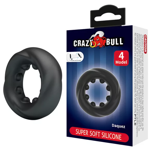 Crazy Bull - penisring - stimulerend - zwart
