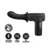 Pretty Love Dj Doctor - stotende vibrator - automatische thrusting - zwart