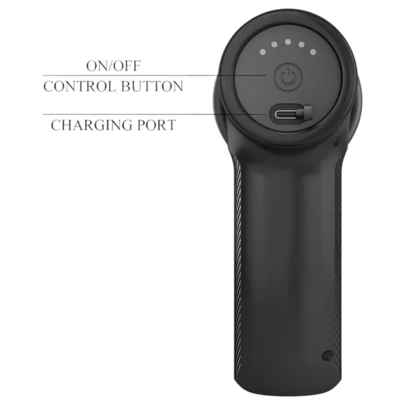 Pretty Love Dj Doctor - stotende vibrator - automatische thrusting - zwart