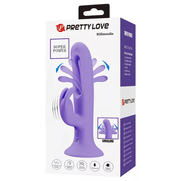 Pretty Love Killmoulis - G-punt- en likvibrator (paars)